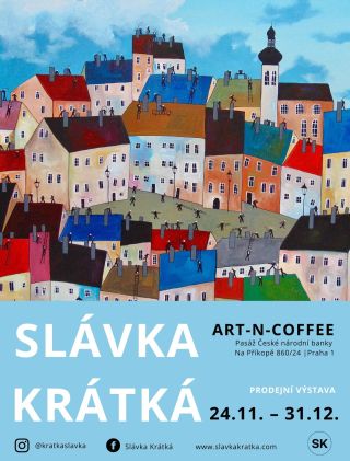 Máme pro vás první vánoční překvapení! Slávka Krátká vystavuje v ART-N-COFFEE! 🎄✨ Od 24. listopadu až do konce roku si...